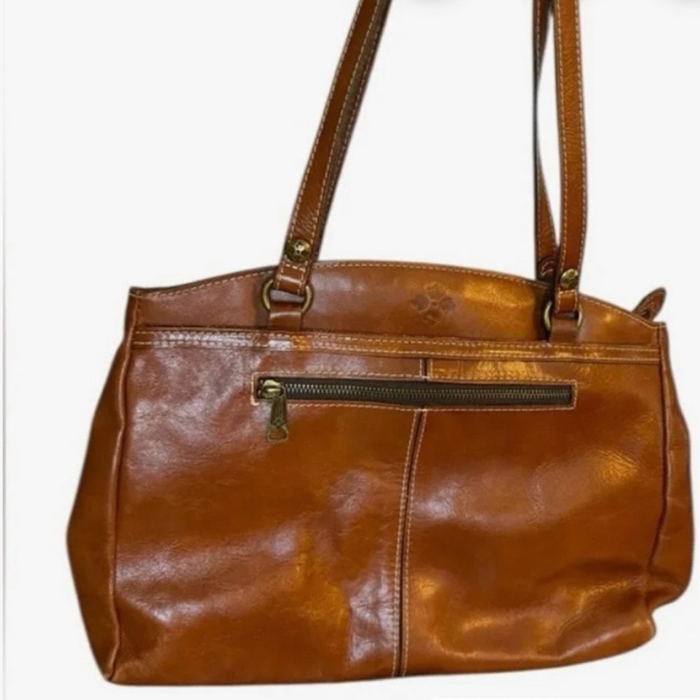 Patricia Nash Tan Leather Shoulder Bag